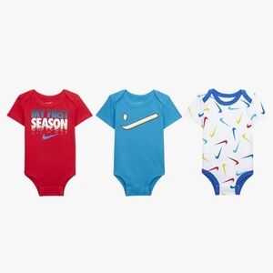 💜 Nike Swoosh three piece bodysuit set